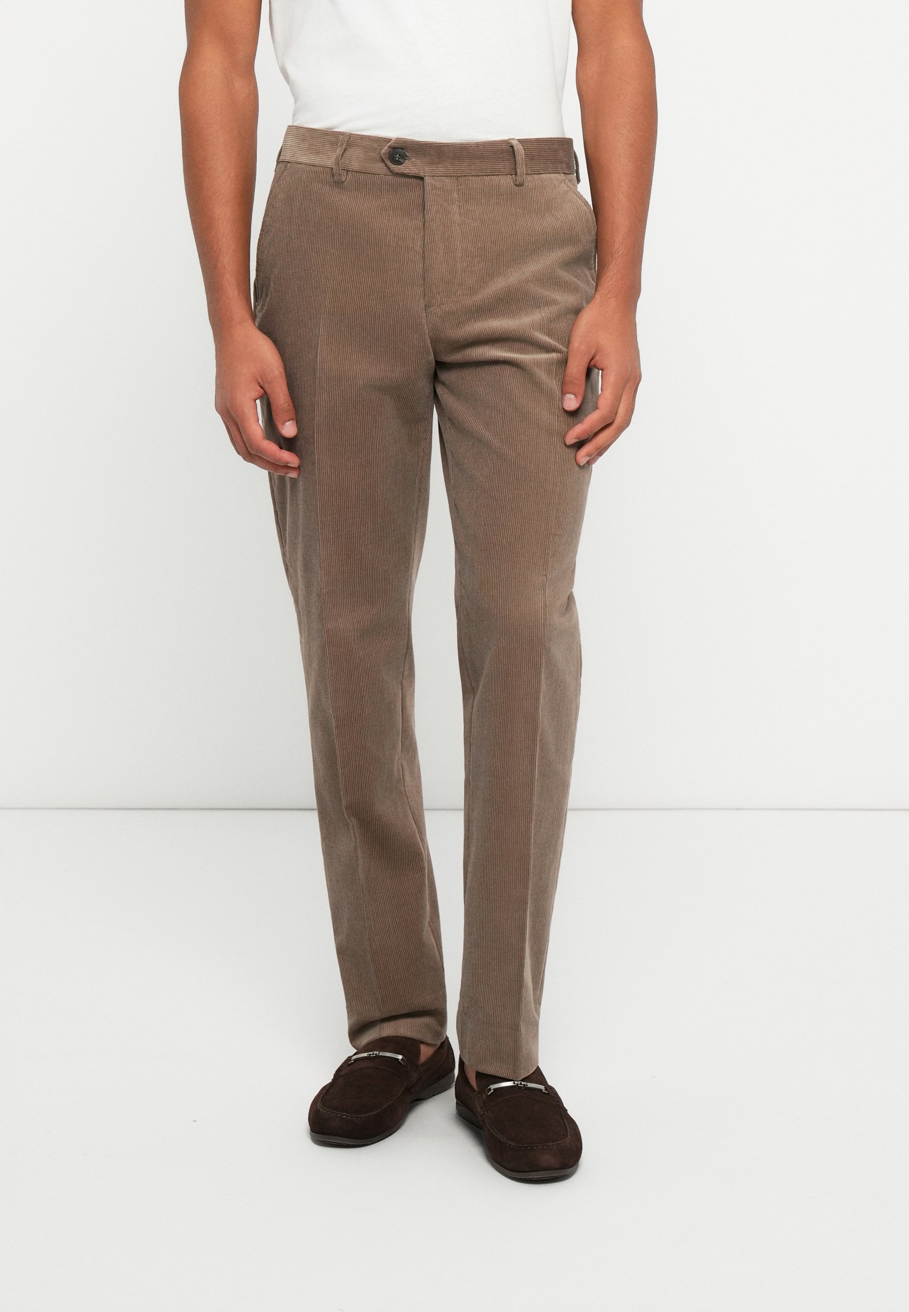 Idopy - Pantaloni Da Uomo Classici In Velluto A Coste Con Fondo Svasato, Elasticizzati Anni '60