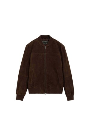Scalpers, Chaqueta de cuero - darkbrown