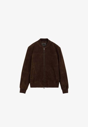 Scalpers, Chaqueta de cuero - darkbrown