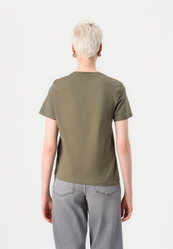 ONLKITA LIFE FEATHERS - Print T-shirt - khaki2