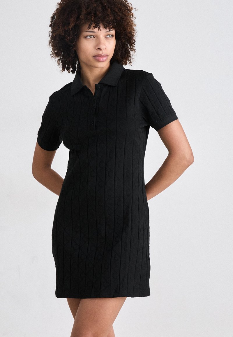 Calvin Klein Jeans MINI DRESS - Shirt dress - black - Zalando Calvin Klein Jeans MINI DRESS - Shirt dress - black - Zalando