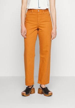 Monki Straight leg jeans - brown medium dusty