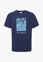 Solid ELLINGTON - T-shirts print - medieval blue/blå - Zalando.dk