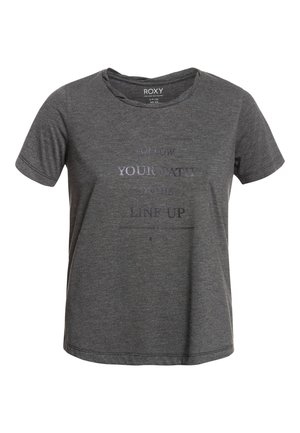 T-shirt med print - anthracite