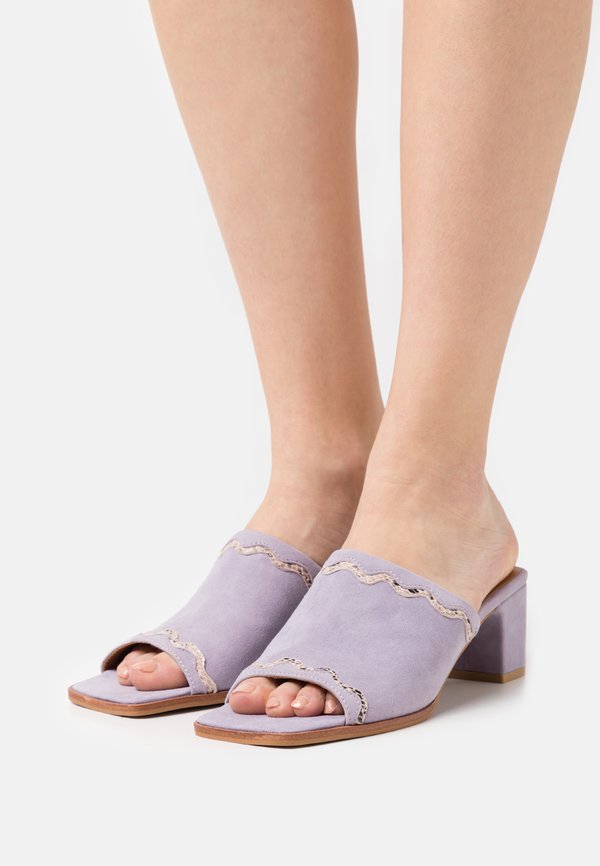 COURTNEY - Pantolette hoch - lilac
