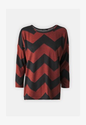 ONLY Tall, ONLELCOS - Trui - black zigzag/daer red