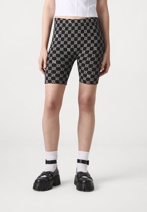 AETHER MONOGRAM PARACHUTE PANTS  - Stoffhose - black