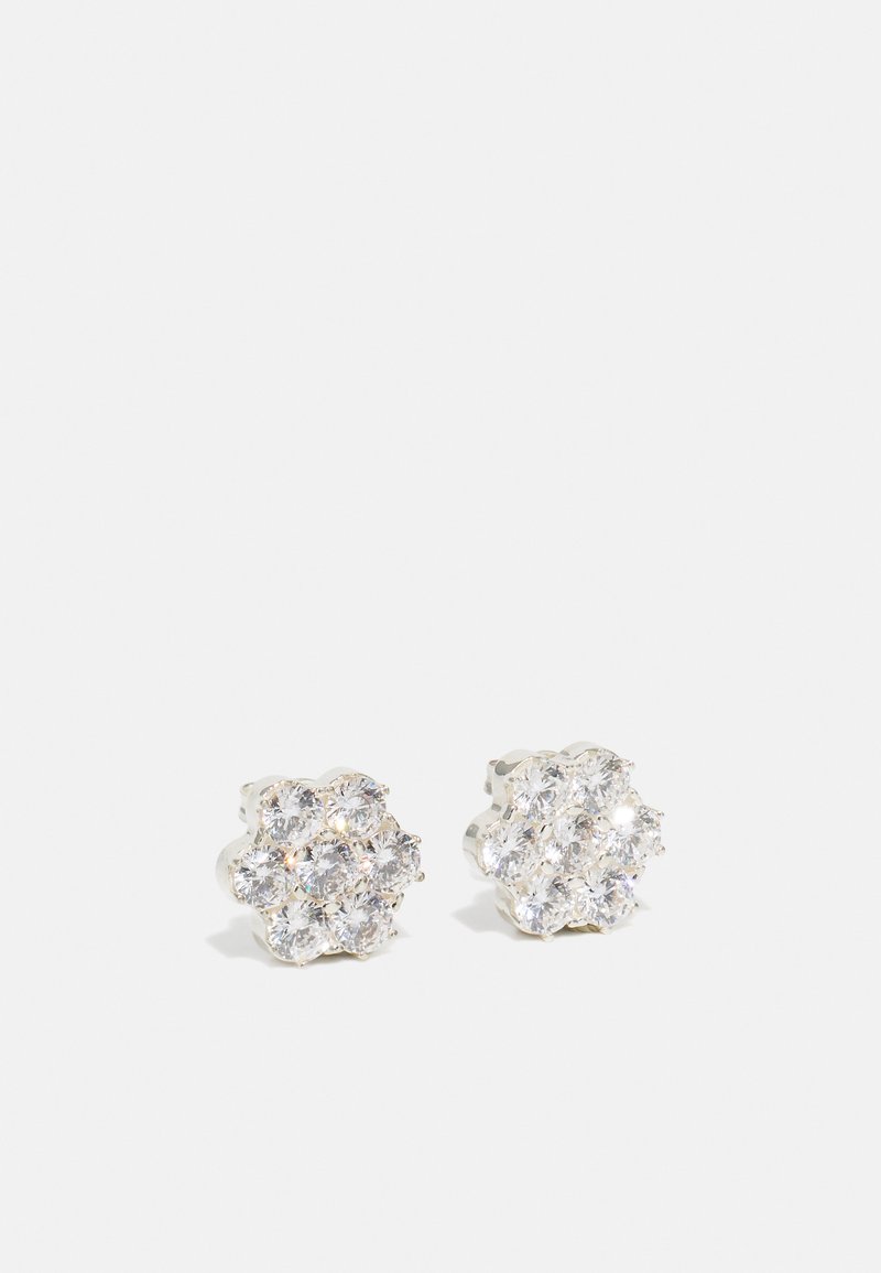 Hatton Labs DAISY EARRINGS UNISEX - Orecchini - silver coloured/white