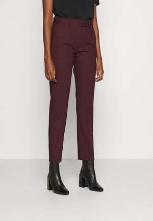 Pantalon classique - dark red