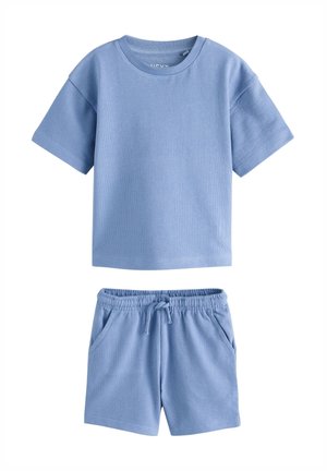 Next, TEXTURED SHORT SLEEVE SET - Lühikesed püksid - light blue