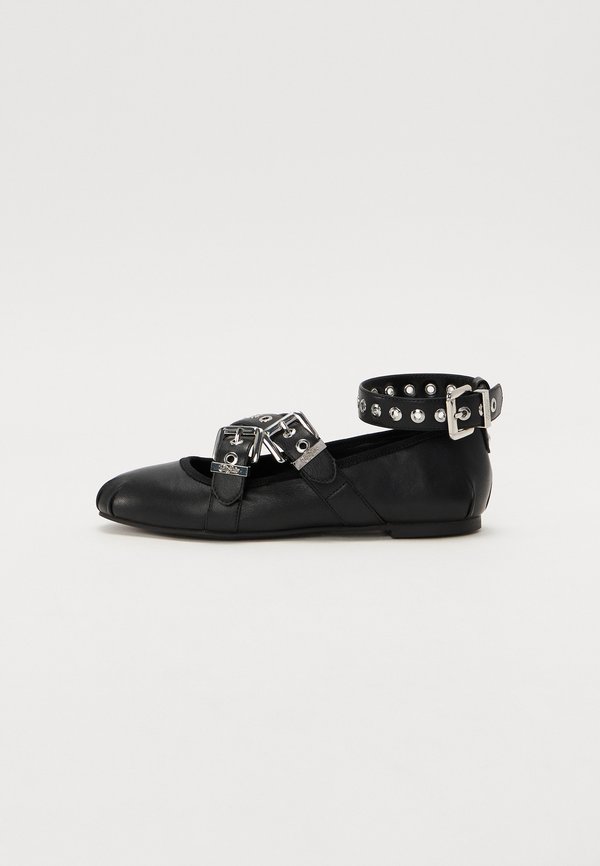 DAPHNE MARY - Ankle cuff ballet pumps