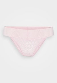 LOW RISE BIKINI LOGO LACE TRIM - Kratke gaće - buff pink
