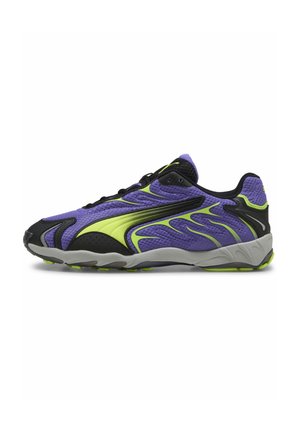 INHALE UNISEX - Tenisky - dark amethyst yellow alert