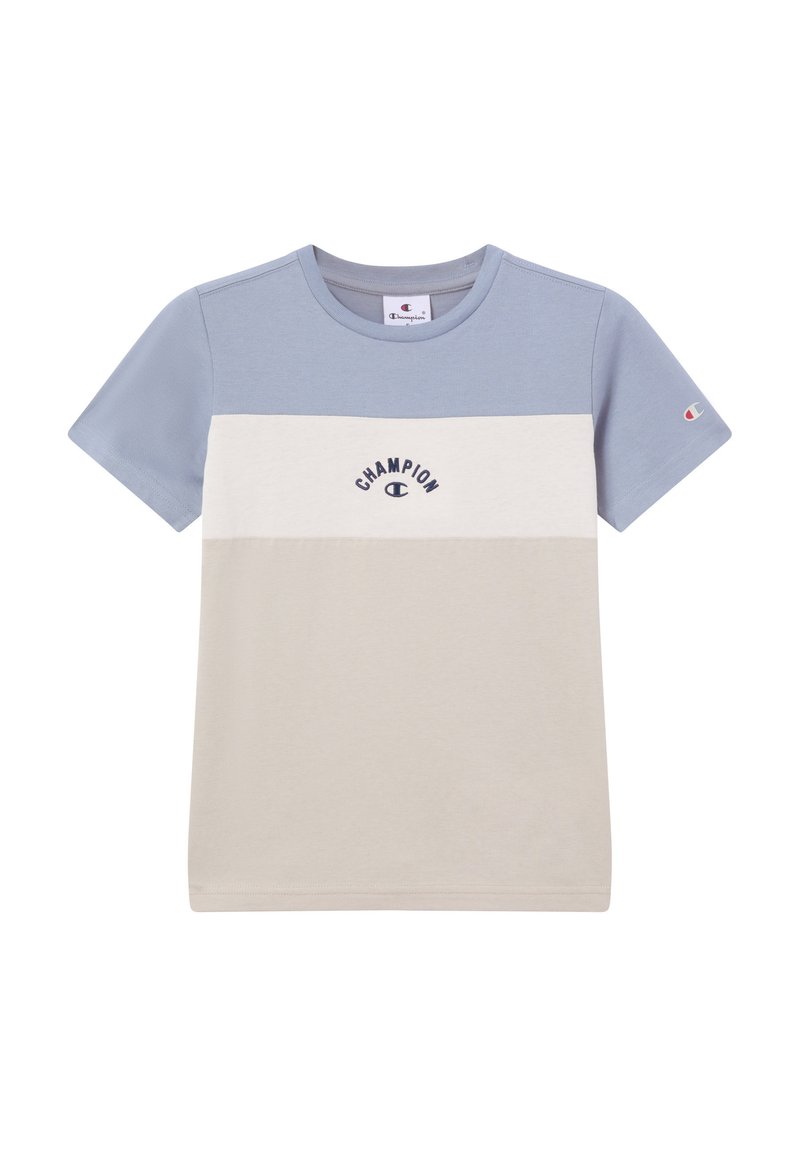 Champion T-shirt print lichtblauw