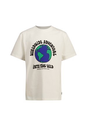 EVAN JR - T-shirt con stampa - off white