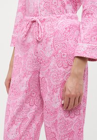 Lauren Ralph Lauren 3/4 SLEEVE CLASSIC NOTCH COLLAR - Σετ πιτζάμας - pink