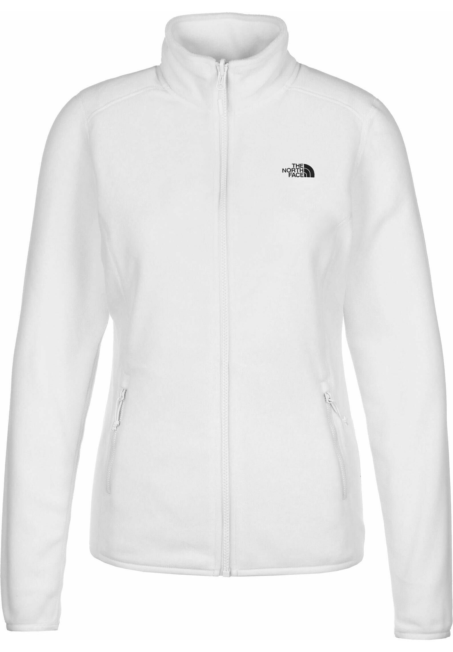 The North Face Thermoball Progressive Zip Fleecejacke White Weiss Zalando De