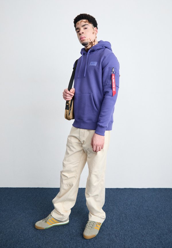 BACK PRINT HOODY - Hoodie - night purple4