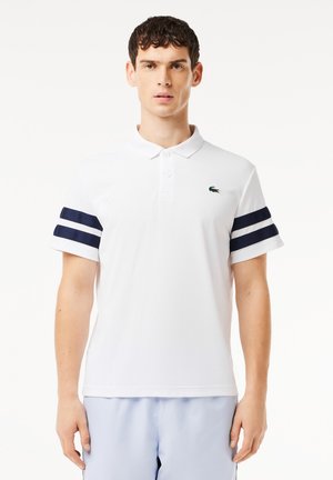 KORTE MOUW - Polo shirt - blanc bleu marine