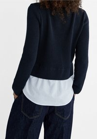 Stradivarius Strickpullover - dark blue