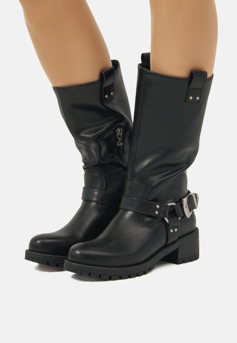 Maria Mare Botines camperos - black