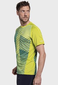 Schöffel AUKRA - Print T-shirt - gelb