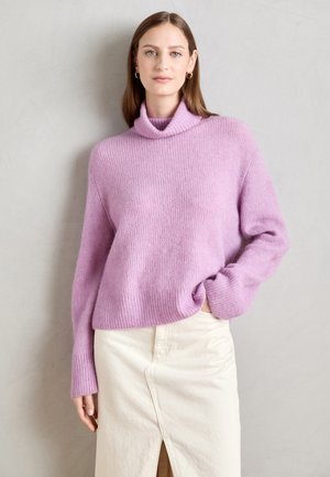 Mos Mosh THORA ROLLNECK - Jumper - lavender herb