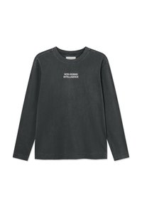 RYAN X CREW NECK INTEL - Langærmet T-shirt - washed black