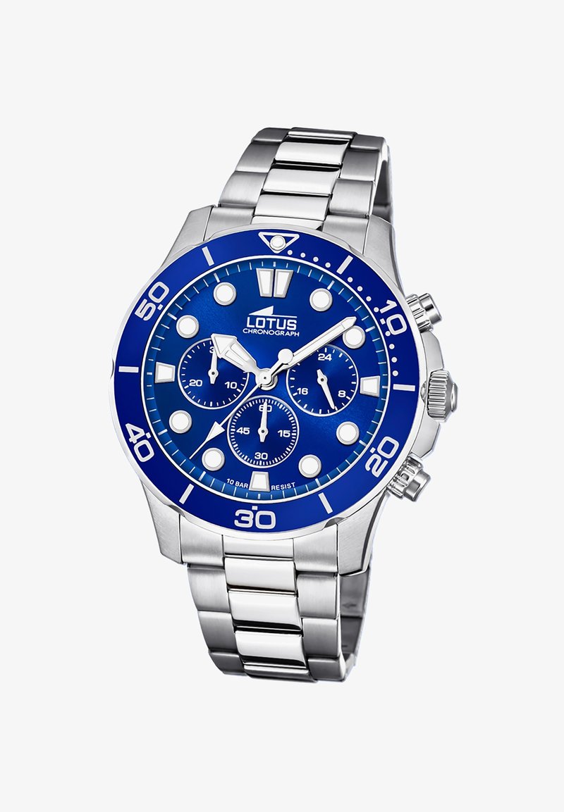 Lotus Montre à aiguilles - silberfarben