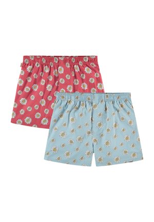 2  PACK FLOWERS  - Boxershorts - blue