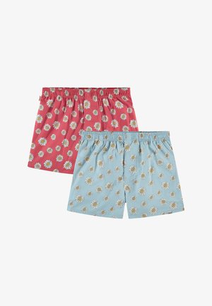 Pockies 2 PACK FLOWERS - Široké boxerky - blue