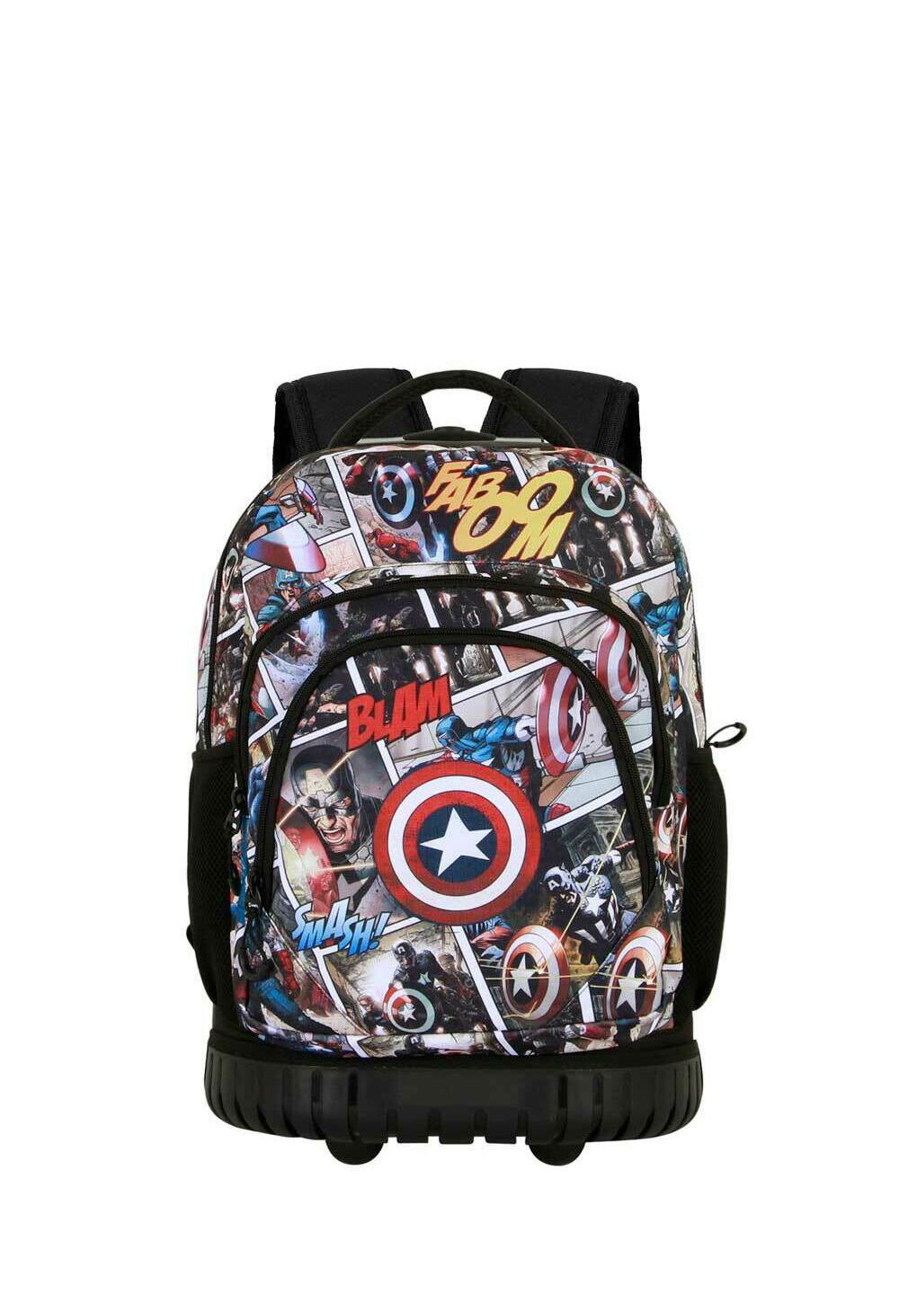 Backpack Zaino Trolley Capitan America Zaini E Trolley