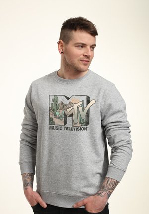 Henry Tiger MTV DESERT LOGO - Sweatshirt - heather grey