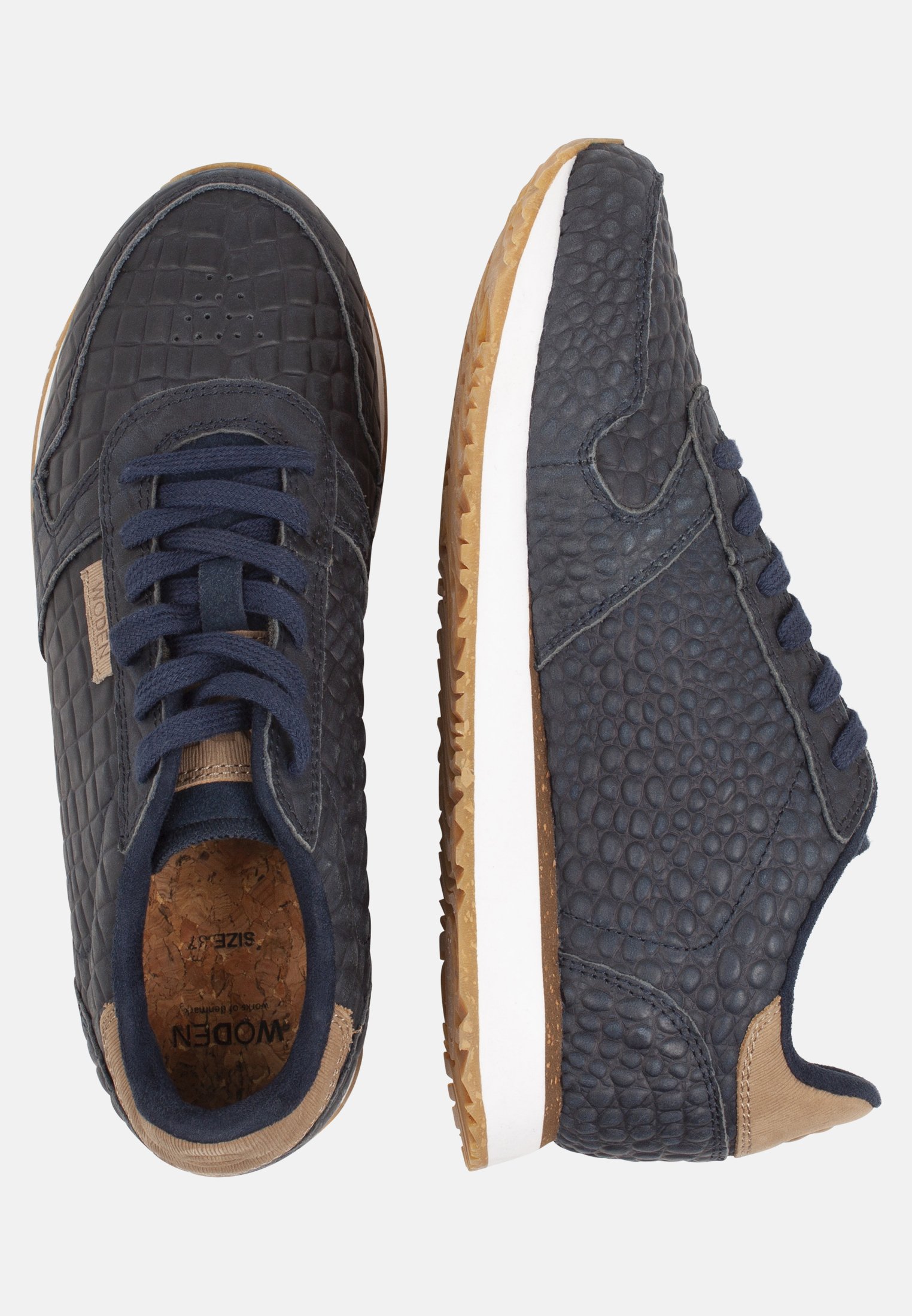 توزيع إنكوميوم Pelagic woden sneakers croco - mediayarn.net