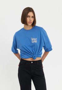 Even&Odd Marškinėliai su spaudiniu - blue