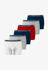 Selected, navy rot weiß