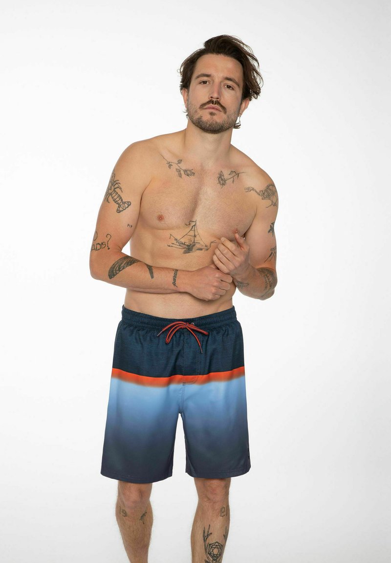 Herren Badehosen | Protest ERWIN Badeshorts oxford blue/grey denim - ZK18061 Herren Badehosen | Protest ERWIN Badeshorts oxford blue/grey denim - ZK18061