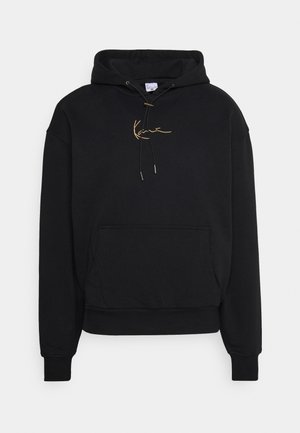 SMALL SIGNATURE HEAVY HOODIE - Sweatshirt - black