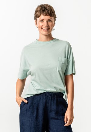 Living Crafts, ANSIMA - Basic T-shirt - light aqua