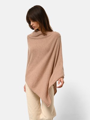Just Cashmere MEREDITH - Cape - camel chiné