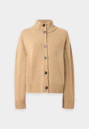 CLOSED, ROLLNECK CARDIGAN - Chaqueta de punto - wheat beige