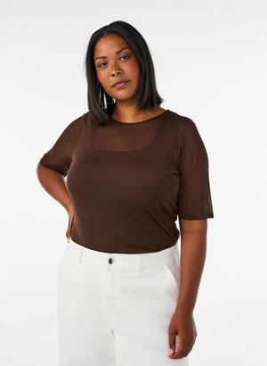 Zizzi Bluse - braun