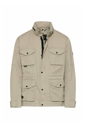 MIT ROLLBARER KAPUZE - Overgangsjakke - light beige