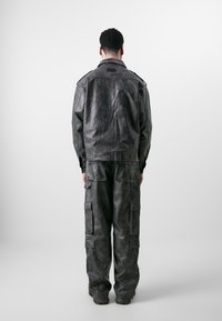 Don't Waste Culture AESON UNISEX - Imiteret læderjakke - grey/brown