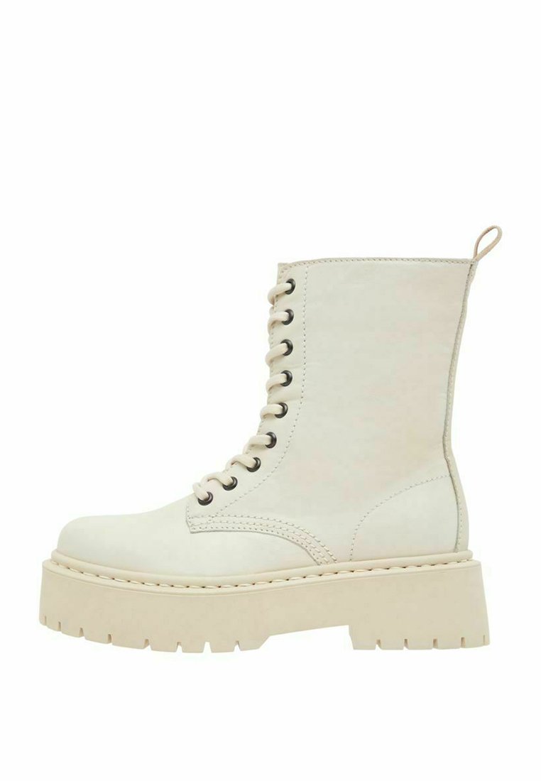 Bianco Botines con plataforma - ice/blanco - Zalando.es