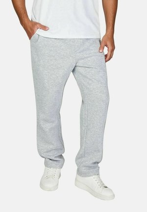 JPSTKANE LANDON UNCUFFED  - Tracksuit bottoms - light grey melange
