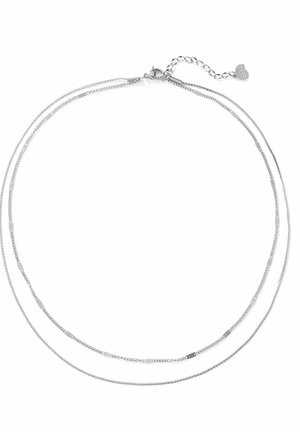 MIXED CABLE AND BEAD  - Halskette - silberfarben