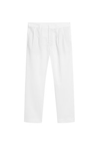 BALLOON FIT WITH DOUBLE DARTS - Broek - white