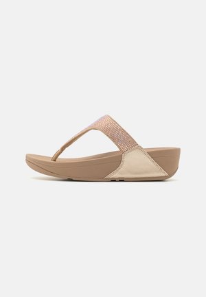 LULU TOE POST  - Sandales tongs - irish cream