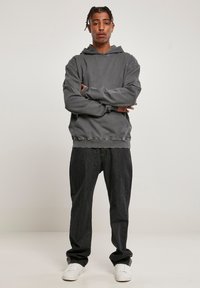 Urban Classics DISTRESSED  - Felpa con cappuccio - darkshadow